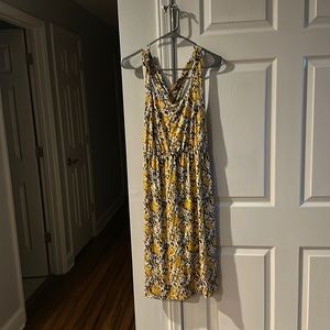 Yellow Floral Dress size L